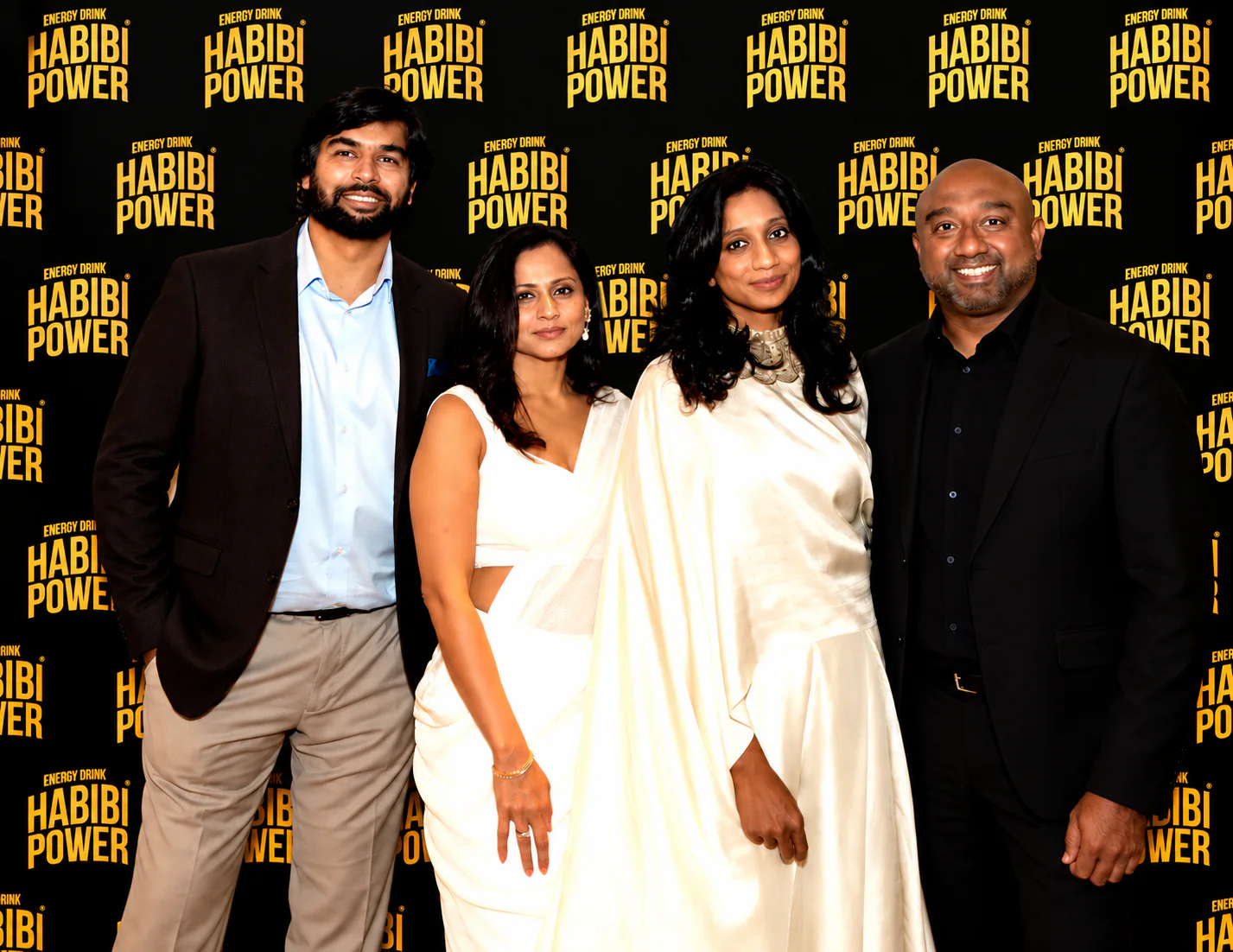 The four Habibi Power shareholders: Hussain Raja, Jamila Hussain, Aarti Kannan Ramachandran and CEO founder Deepak Ramachandran