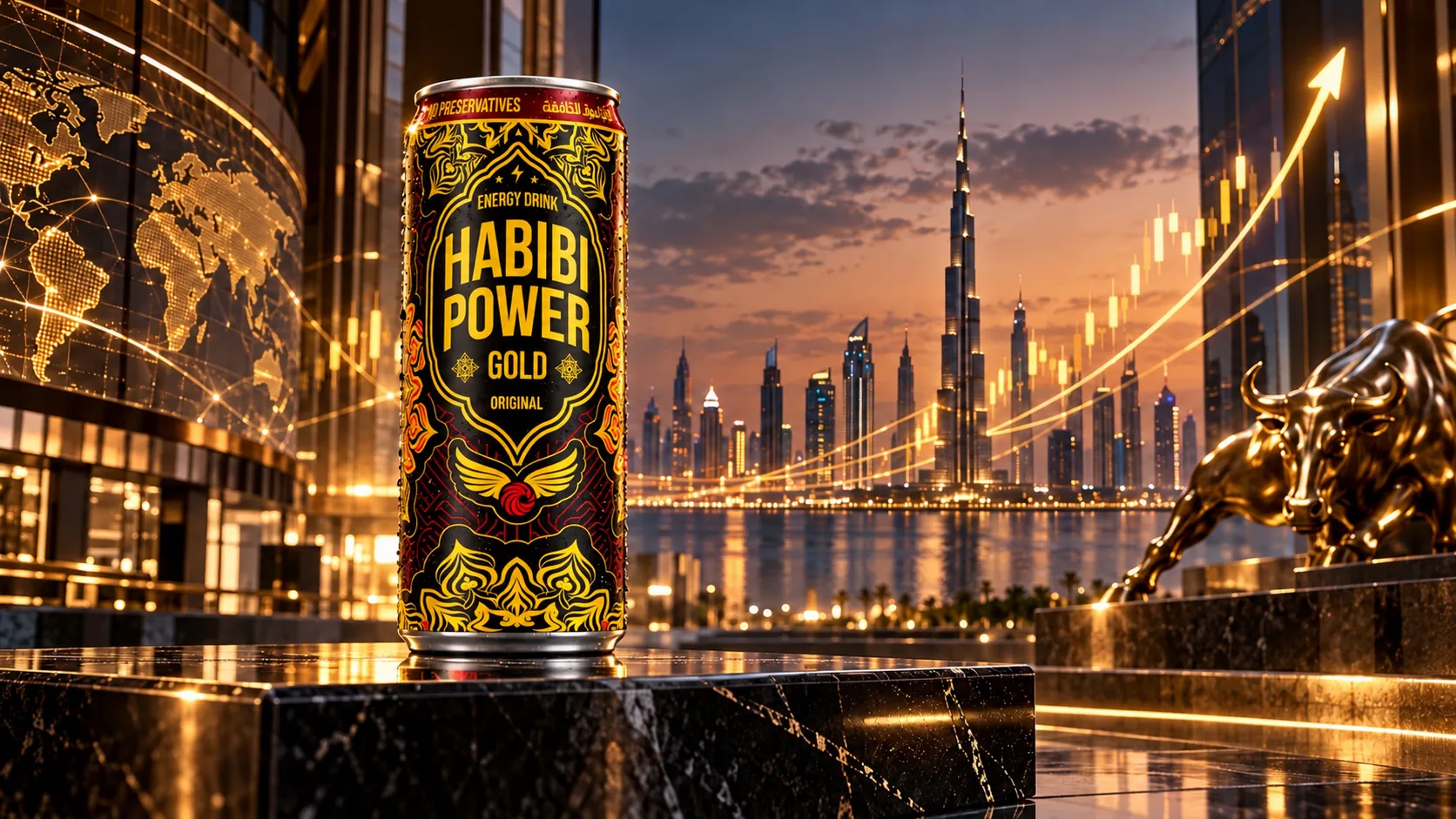 Habibi Power international capital markets and business growth ambition featuring the current Gold Original can